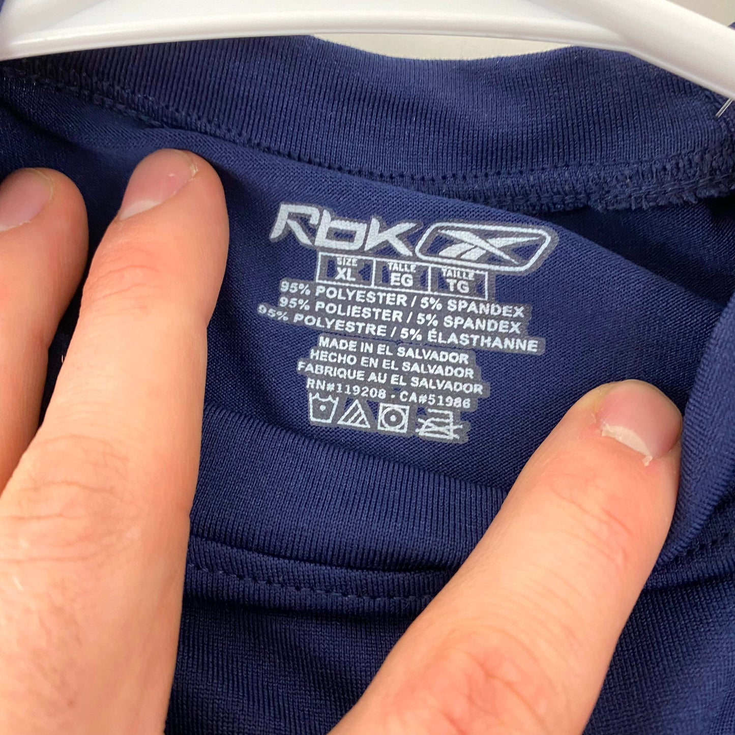 Brand New Navy Blue Reebok Compression Shirt | Senior XL - Top Flight Hockey