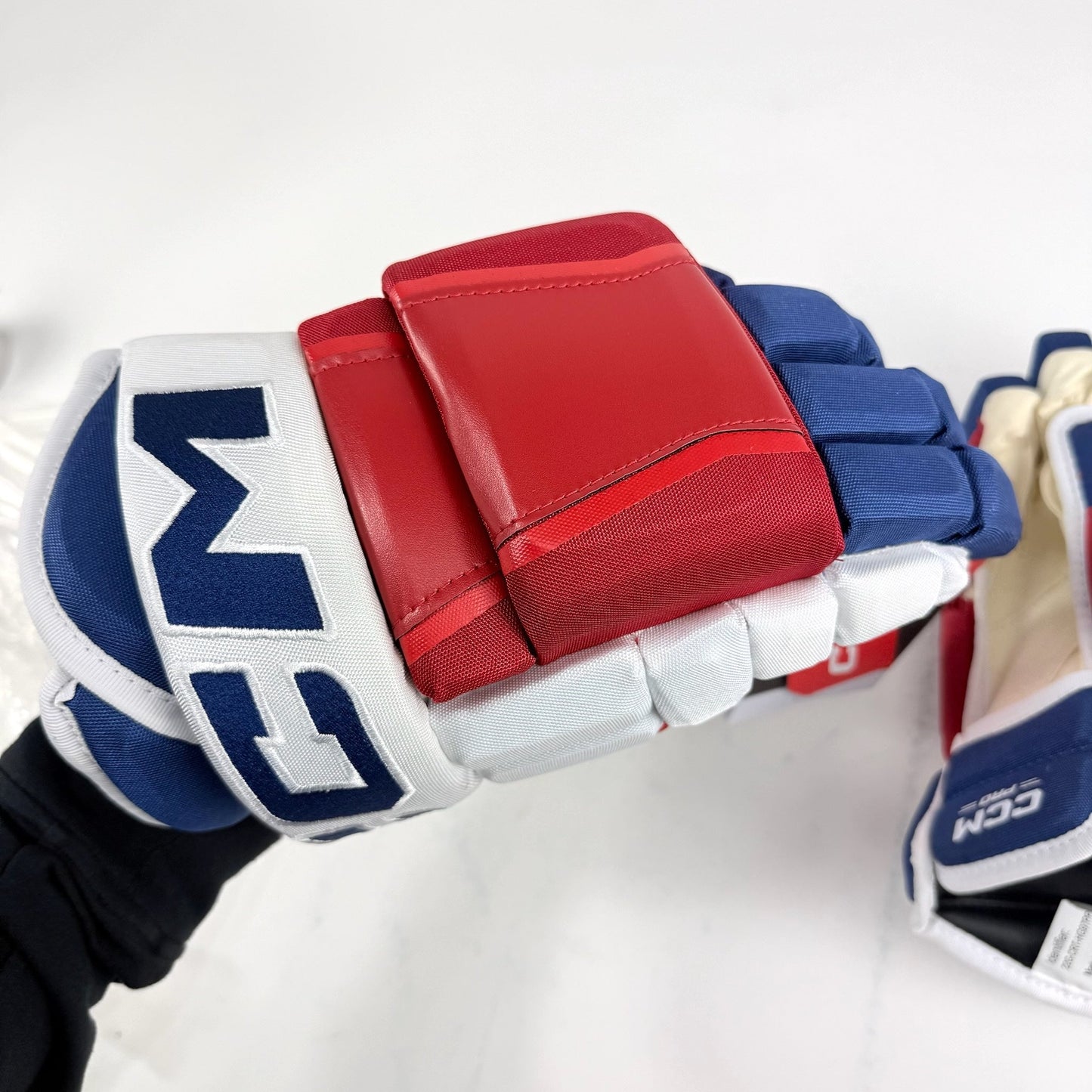 New Red White Blue CCM HG97 Gloves | New York Rangers | 15" - #191035360167