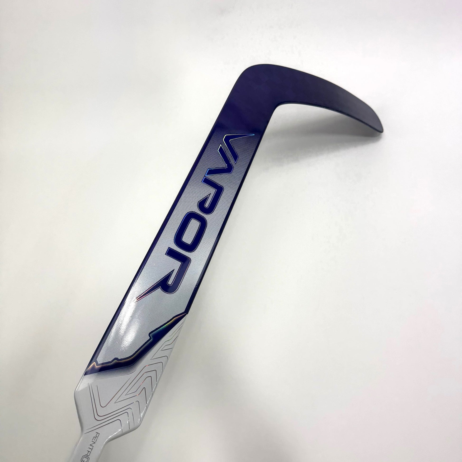 New Regular Purple and White Bauer Flylite Goalie Stick | 25.5" Paddle P31C Curve | BH430 - Top Flight Hockey