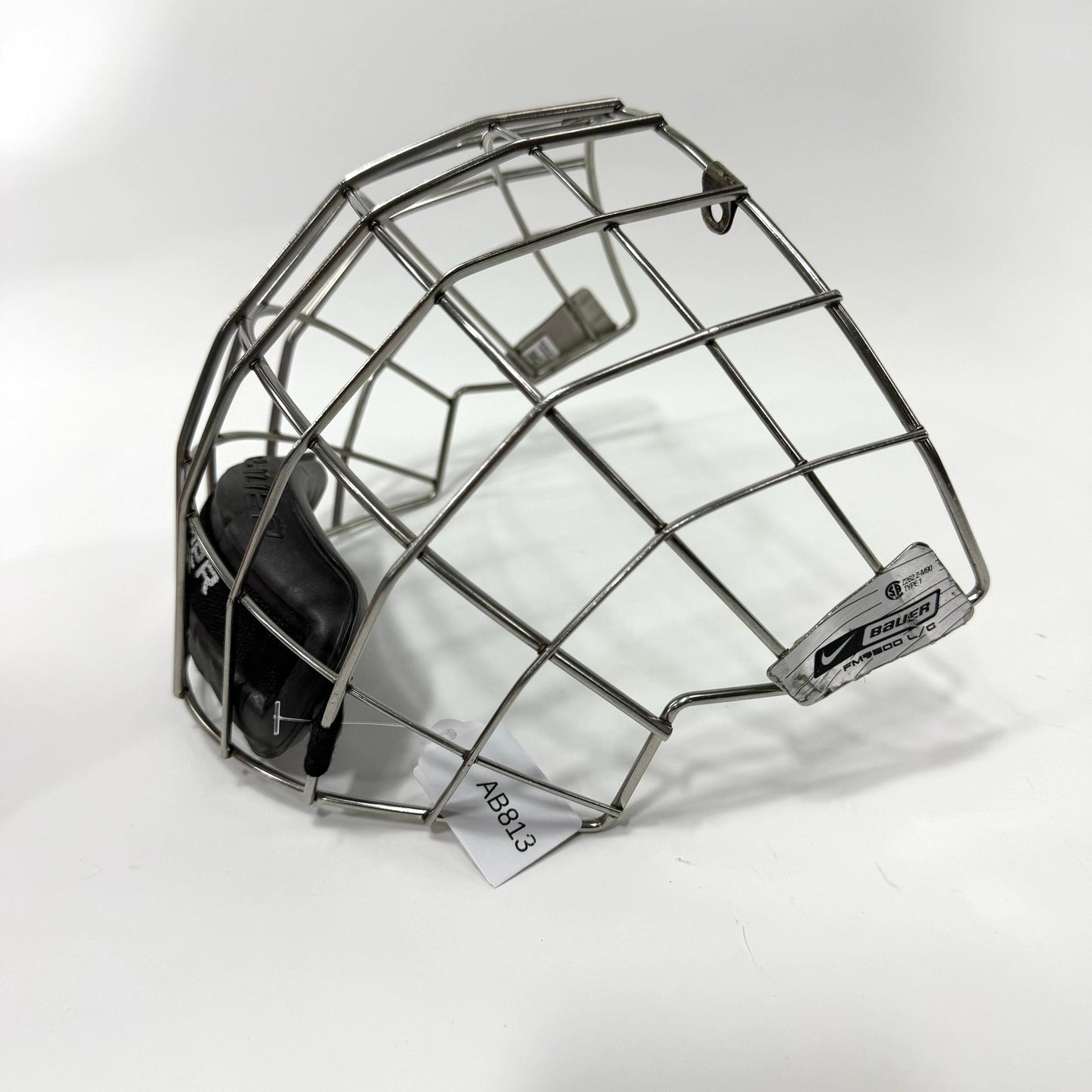 Used Silver Nike Bauer FM9500 Cage | Large | AB813