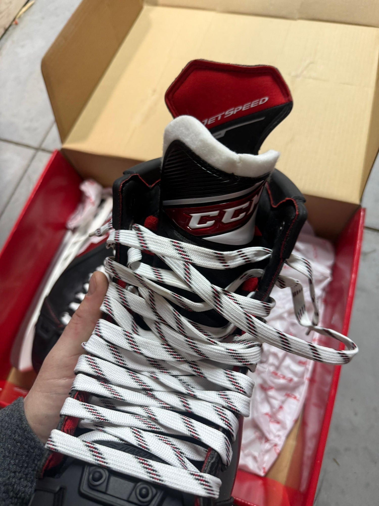 New CCM Jetpseed FT4 Skates | Size 11.5 Tapered | #191520206079 - Top Flight Hockey