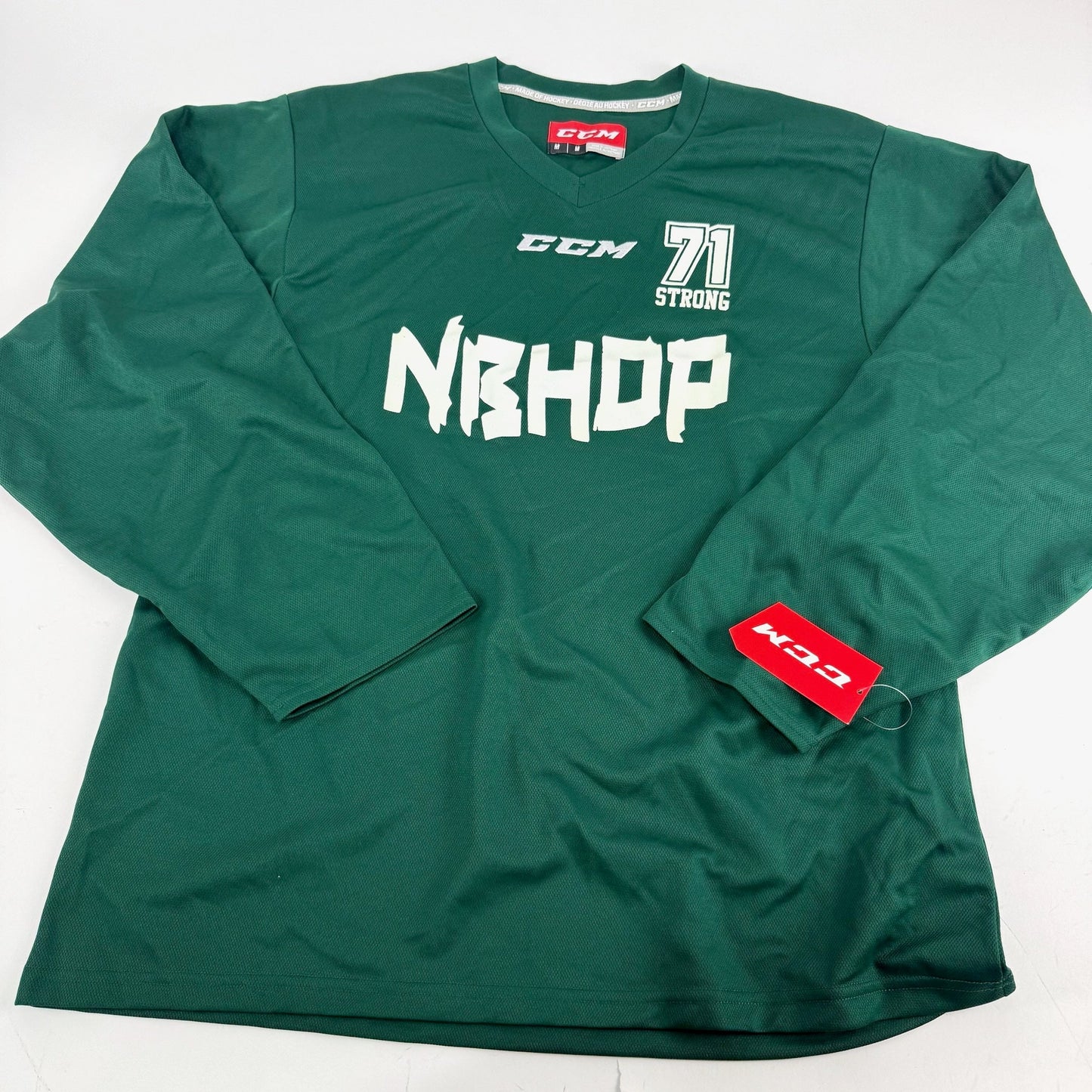 New Dark Green CCM Practice Jersey | Sr Medium