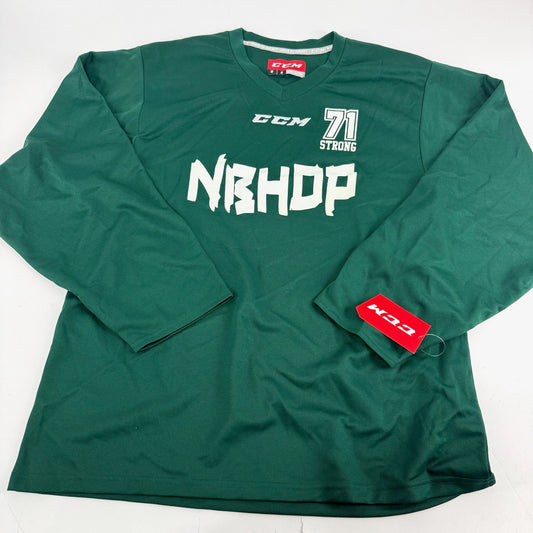 New Dark Green CCM Practice Jersey | Sr Medium