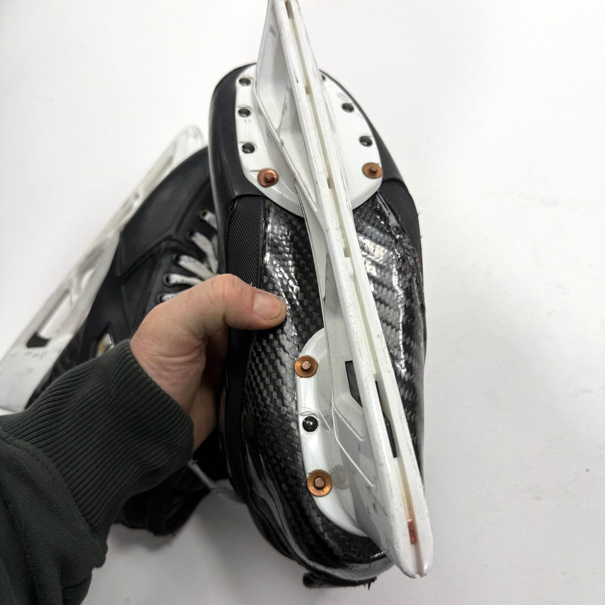 Used True Custom Pro Goalie Skates | Size 9? | Kevin Lankinen | BH392 - Top Flight Hockey