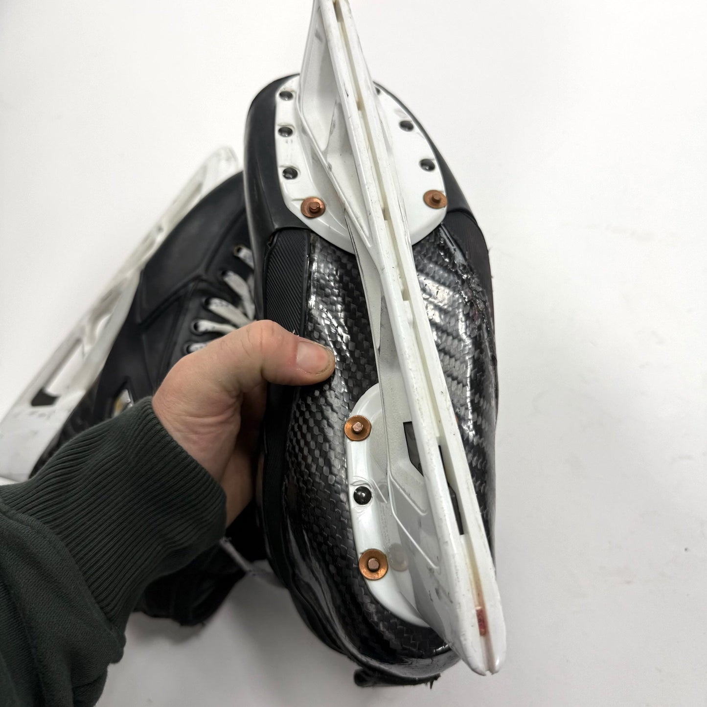Used True Custom Pro Goalie Skates | Size 9? | Kevin Lankinen | BH392