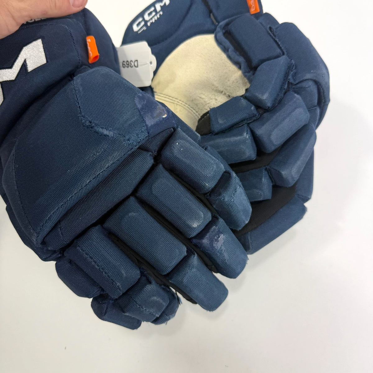 Used Navy CCM Jetspeed Pro Gloves | 14" | D369 - Top Flight Hockey