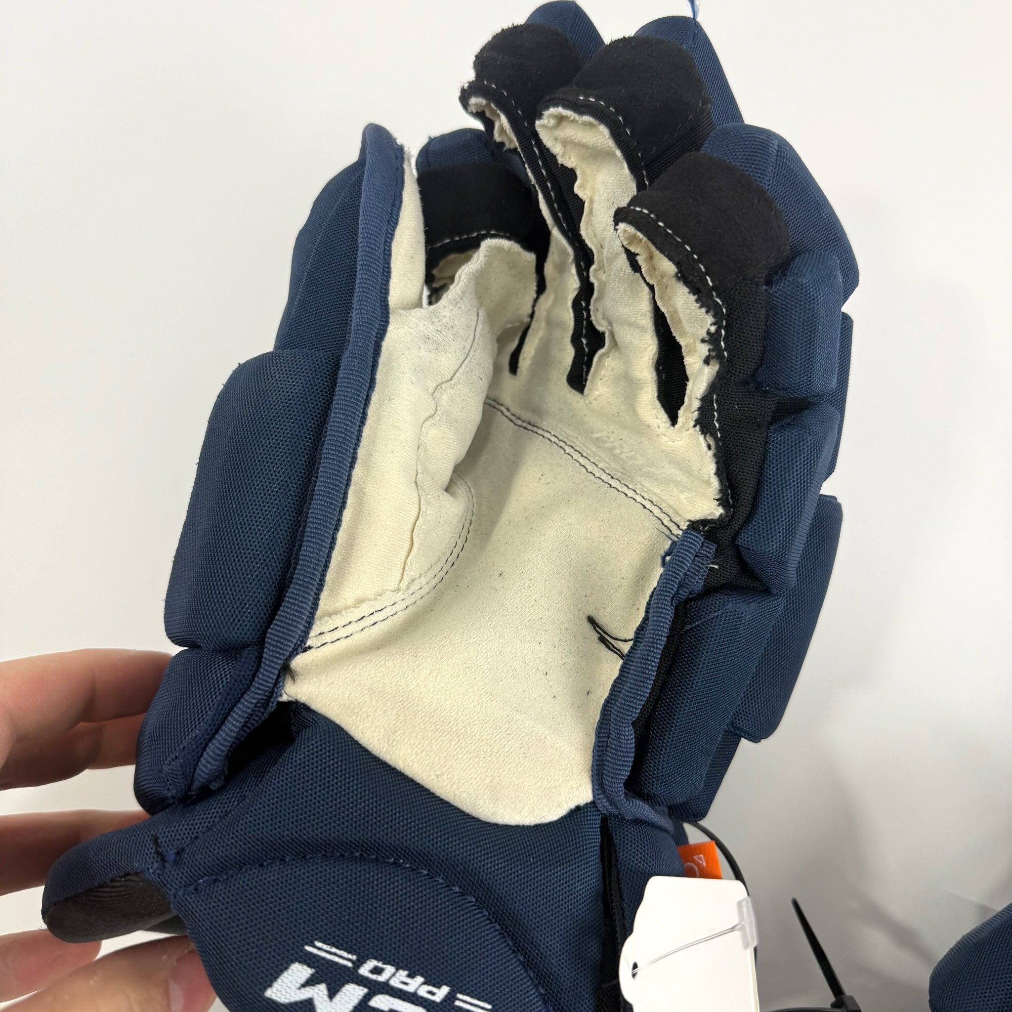 Used Navy CCM Jetspeed Pro Gloves | 14" | D362