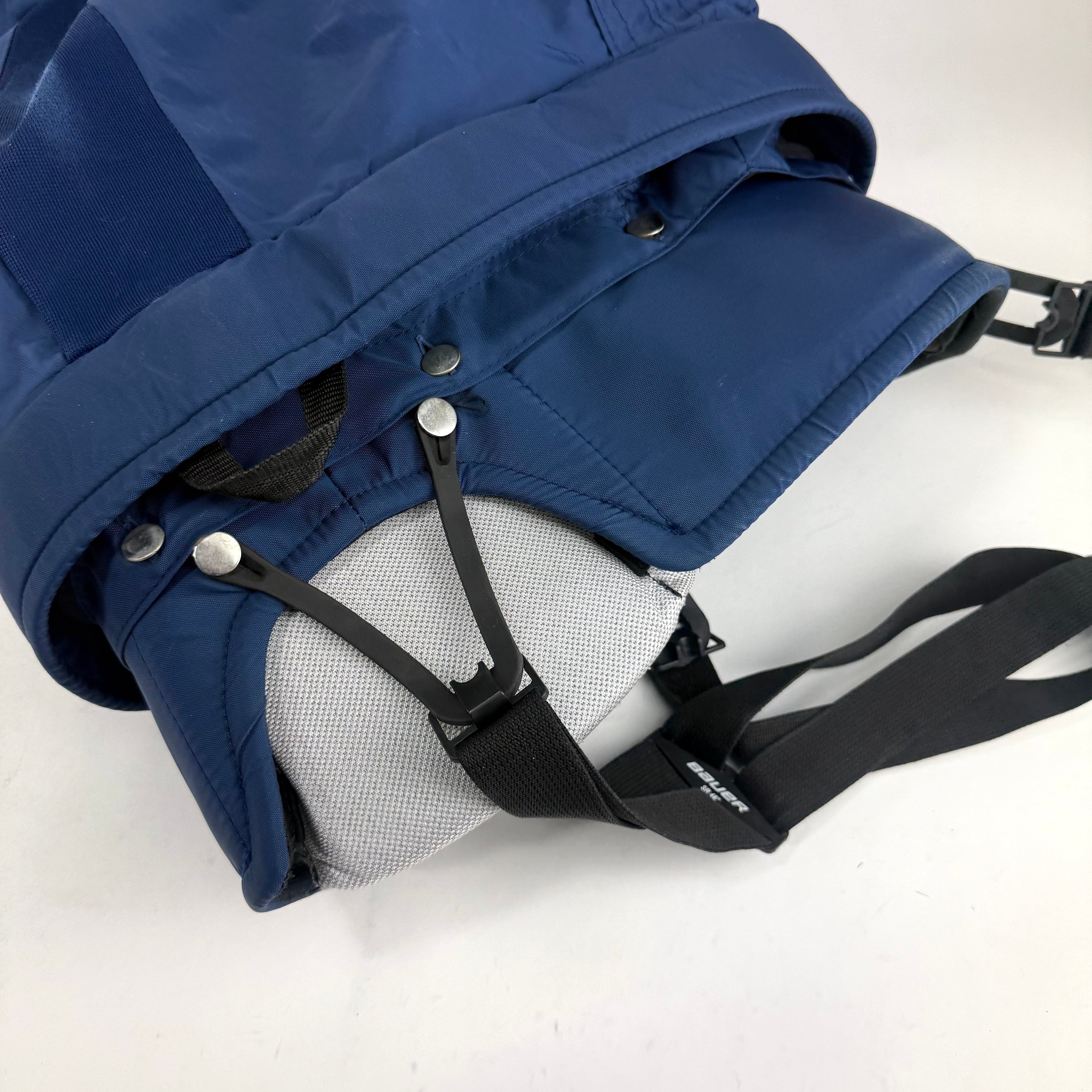 Used STL Blues Navy CCM HPG14A Goalie Pants - Fit 2 - #J631 - Top Flight Hockey