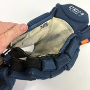 Used Navy CCM Jetspeed Pro Gloves | 14" | D361