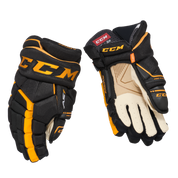 New CCM Black/Yellow Super Taks AS1 Gloves | 13" | #191520262150 - Top Flight Hockey