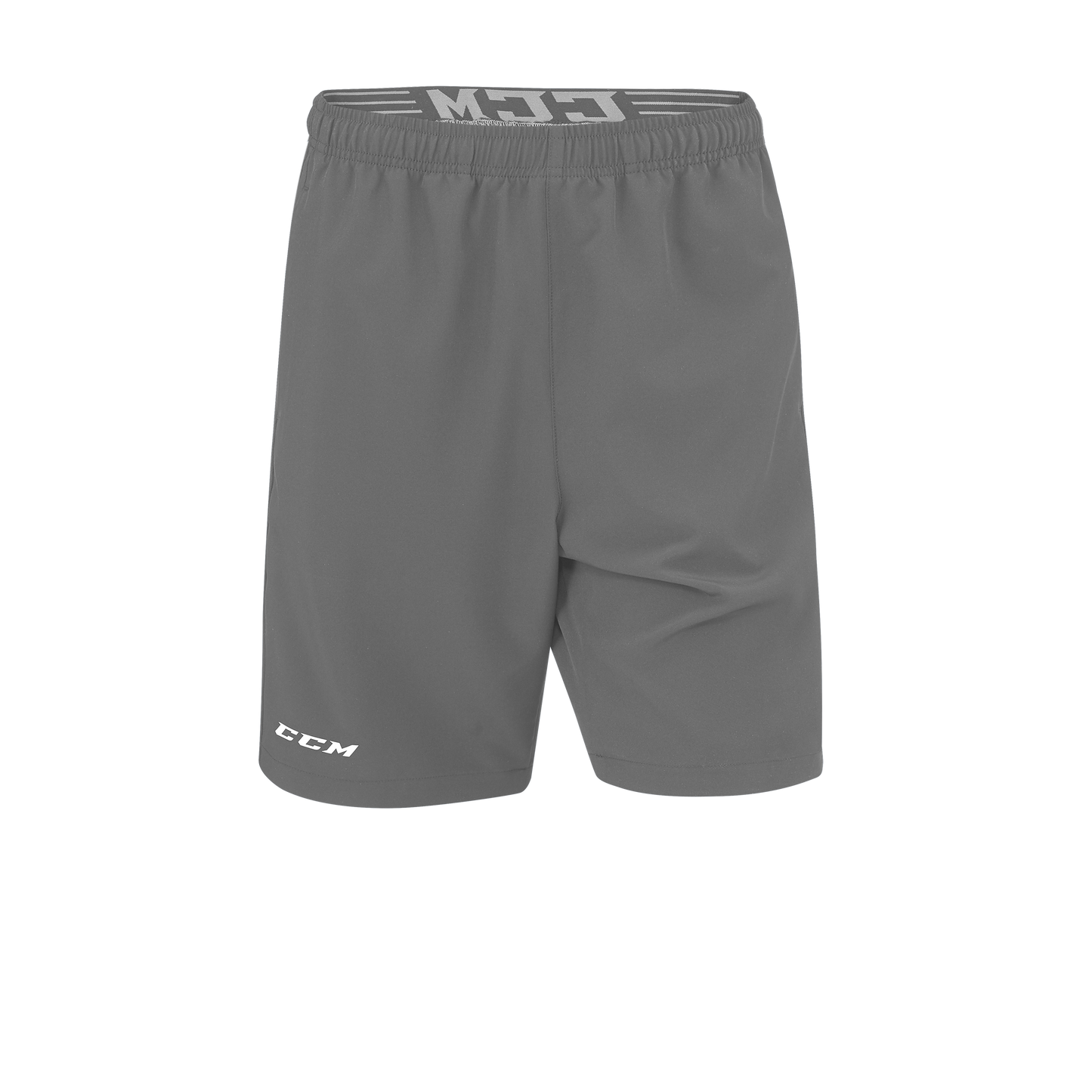 New CCM Charcoal Team Woven Short | Youth M | #191520067953 - Top Flight Hockey