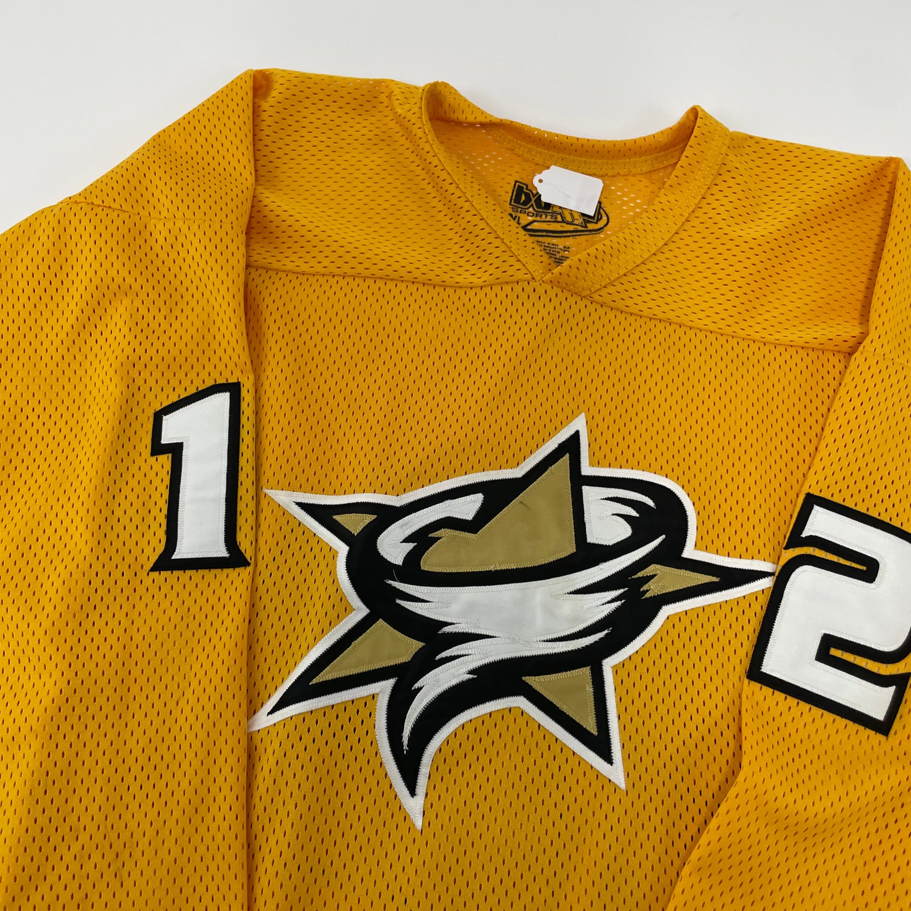 Used Mesh Texas Tornados Yellow Practice Jersey | Senior XL | X339