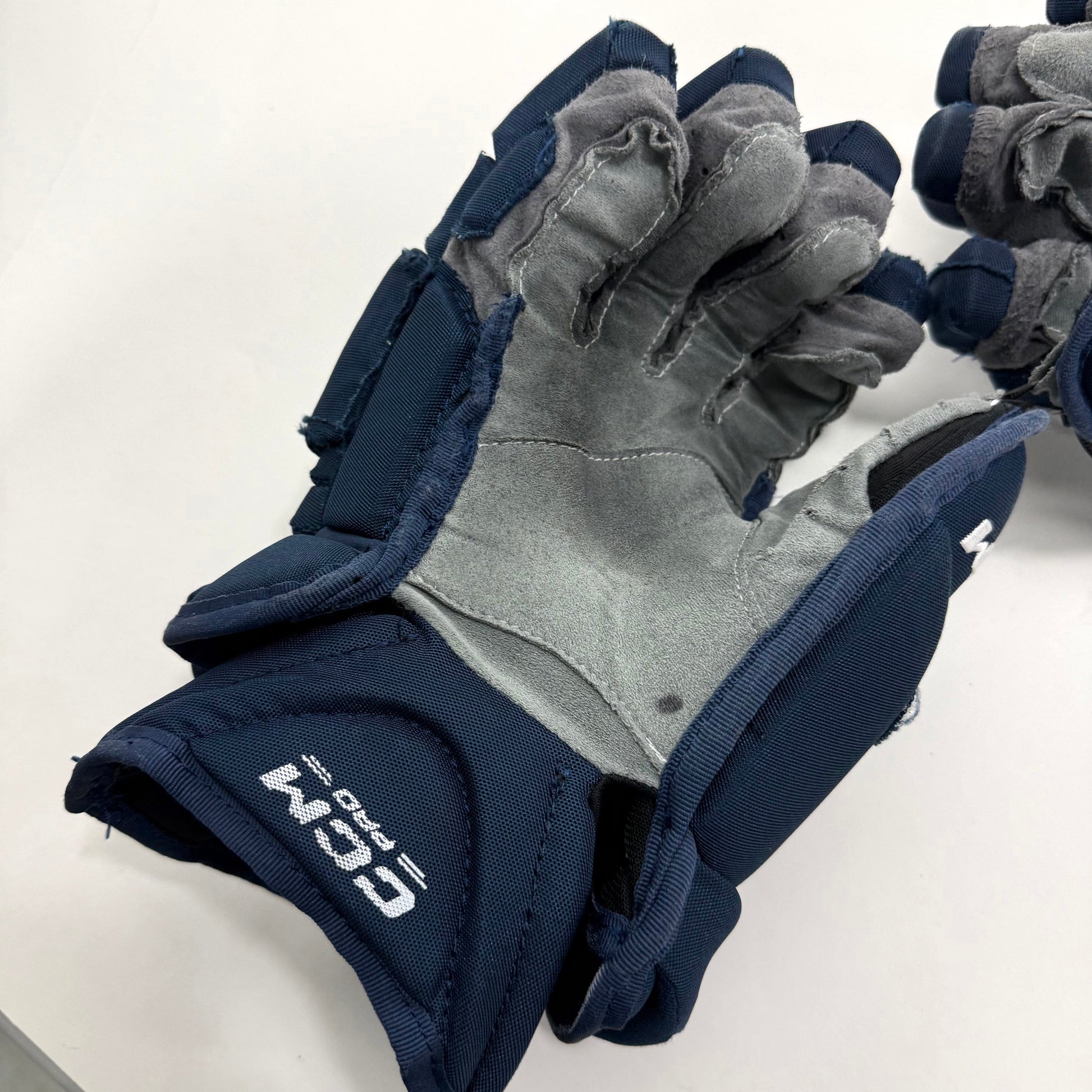 Used Navy CCM HG12 Gloves | 14" | #A57 - Top Flight Hockey