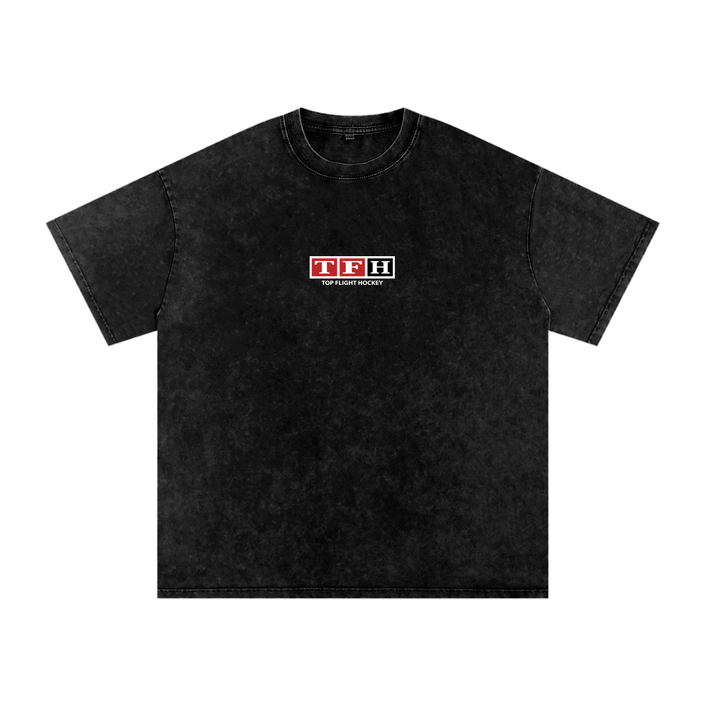 Washed Oversized TFH Tee | BLACK