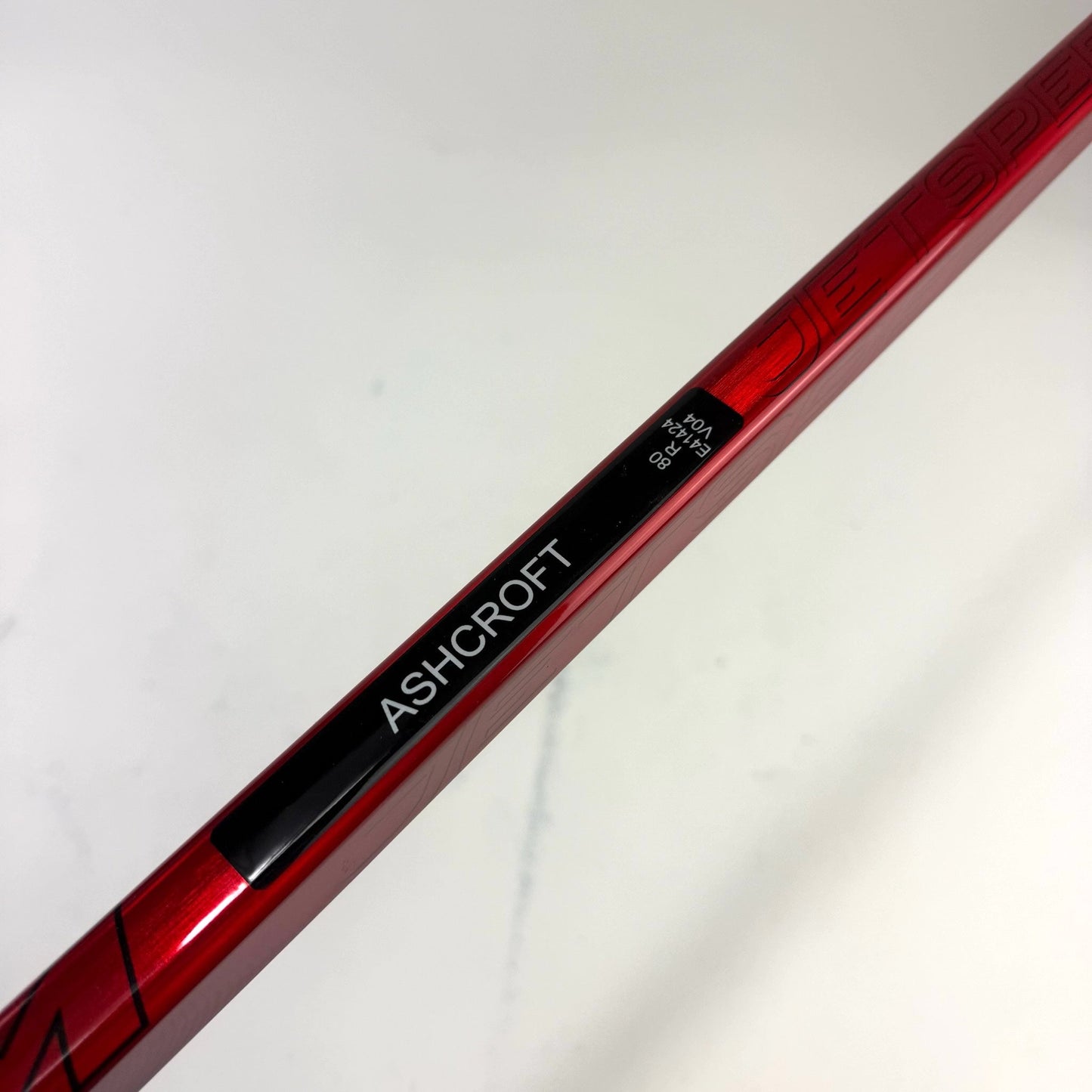 New Left Red CCM Jetspeed FT8 Pro | 80 Flex P28M Curve Grip | Ashcroft | J495 - Top Flight Hockey