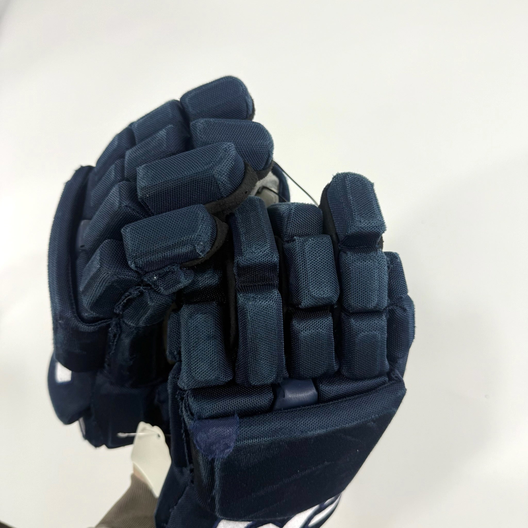 Used Navy CCM Tacks Pro Gloves | 14" | D365