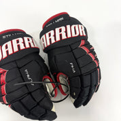 Used Blackhawks Warrior Alpha Pro Gloves 14" | L347 - Top Flight Hockey