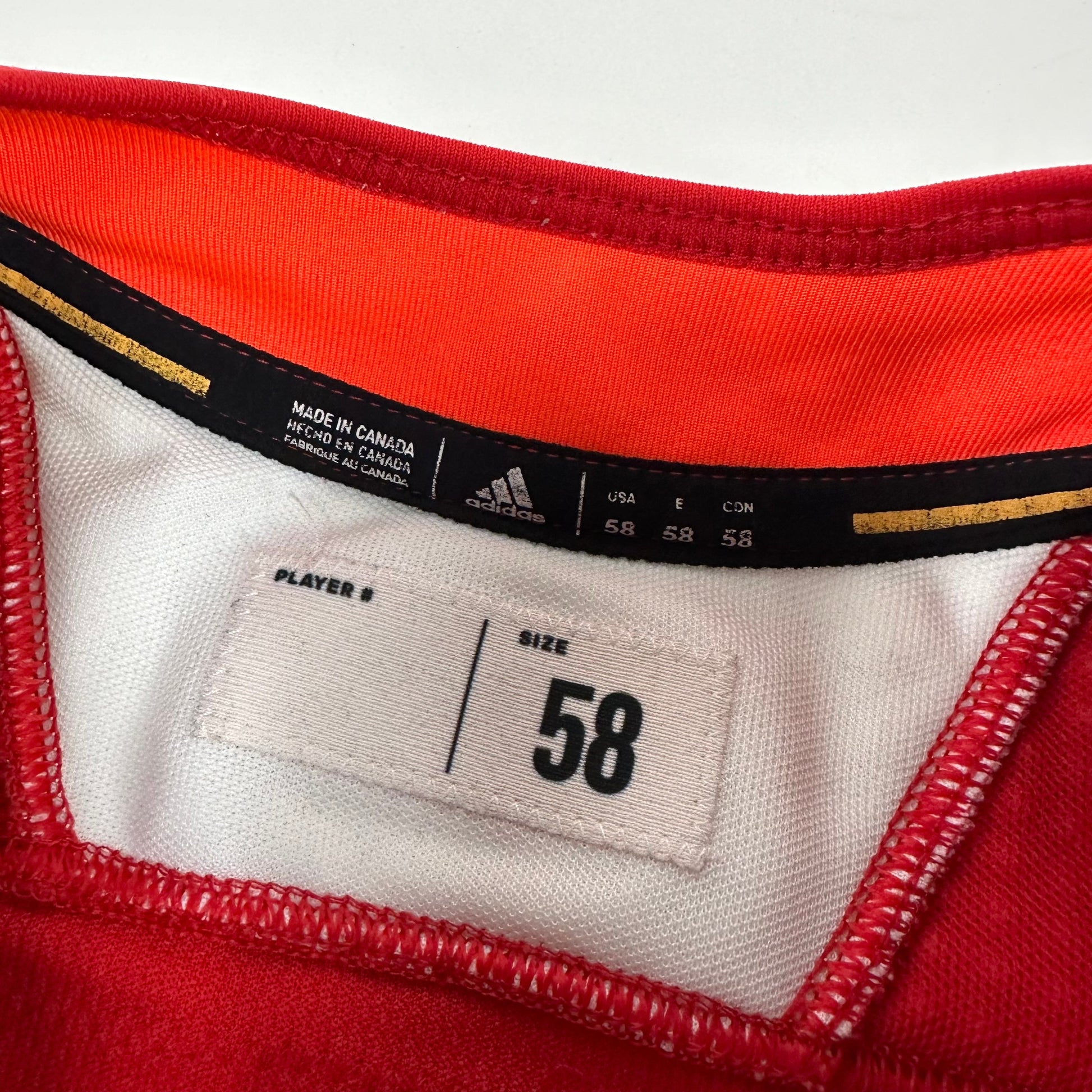 HOWARTH #45 - Red Chicago Blackhawks Practice Jersey - Adidas MIC Size 58 - Top Flight Hockey