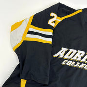 Used Adrian College Black Harrow Mens Game Jersey | Size XL | #2