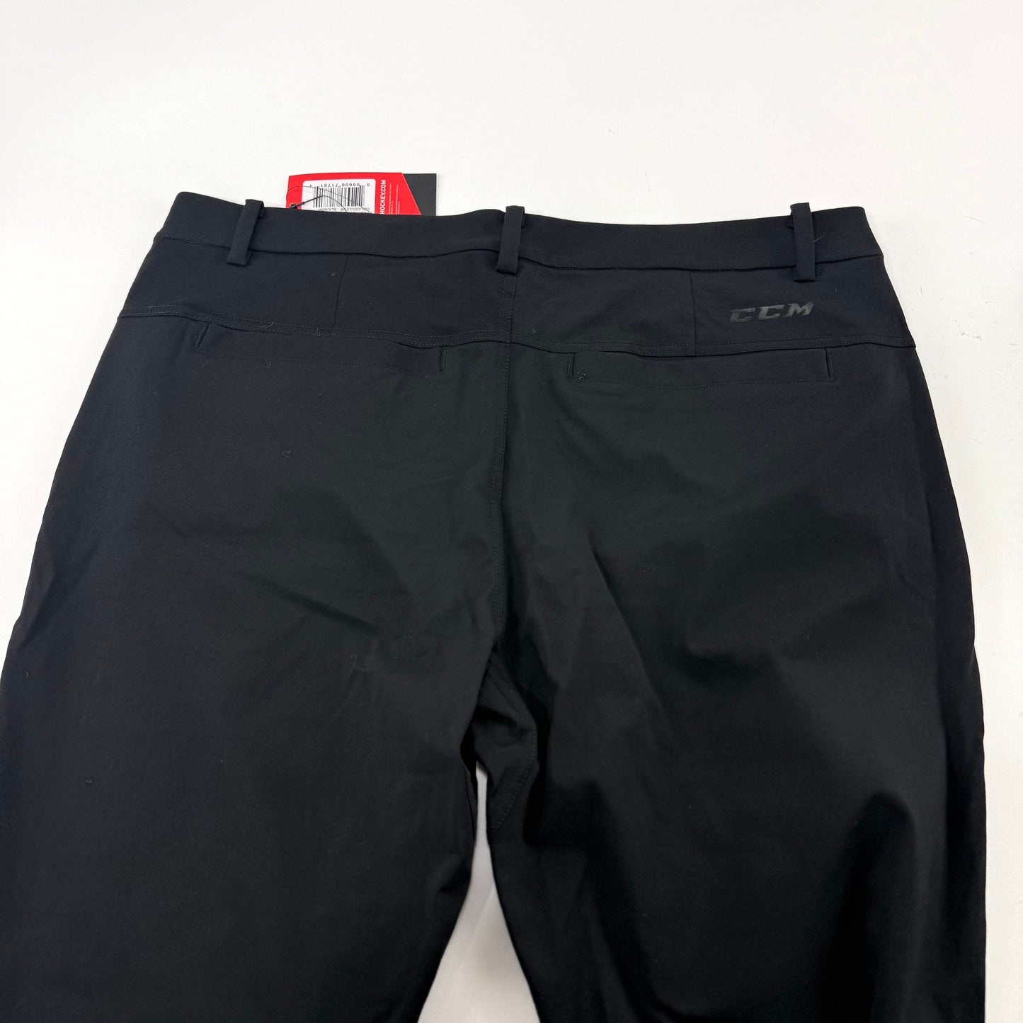 New Black CCM Mens Travel Pant | 38" | #888600717814
