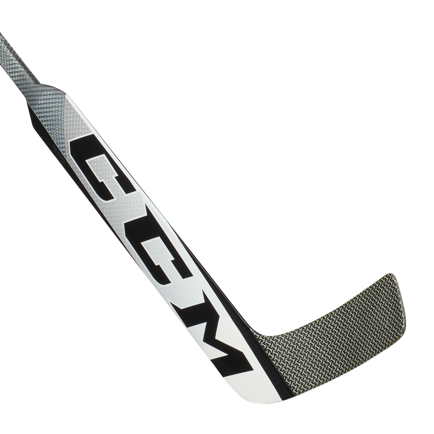 New Full Right CCM Black/White E Flex 5 Pro Goalie Stick | P4 Curve 27" | #191520207397
