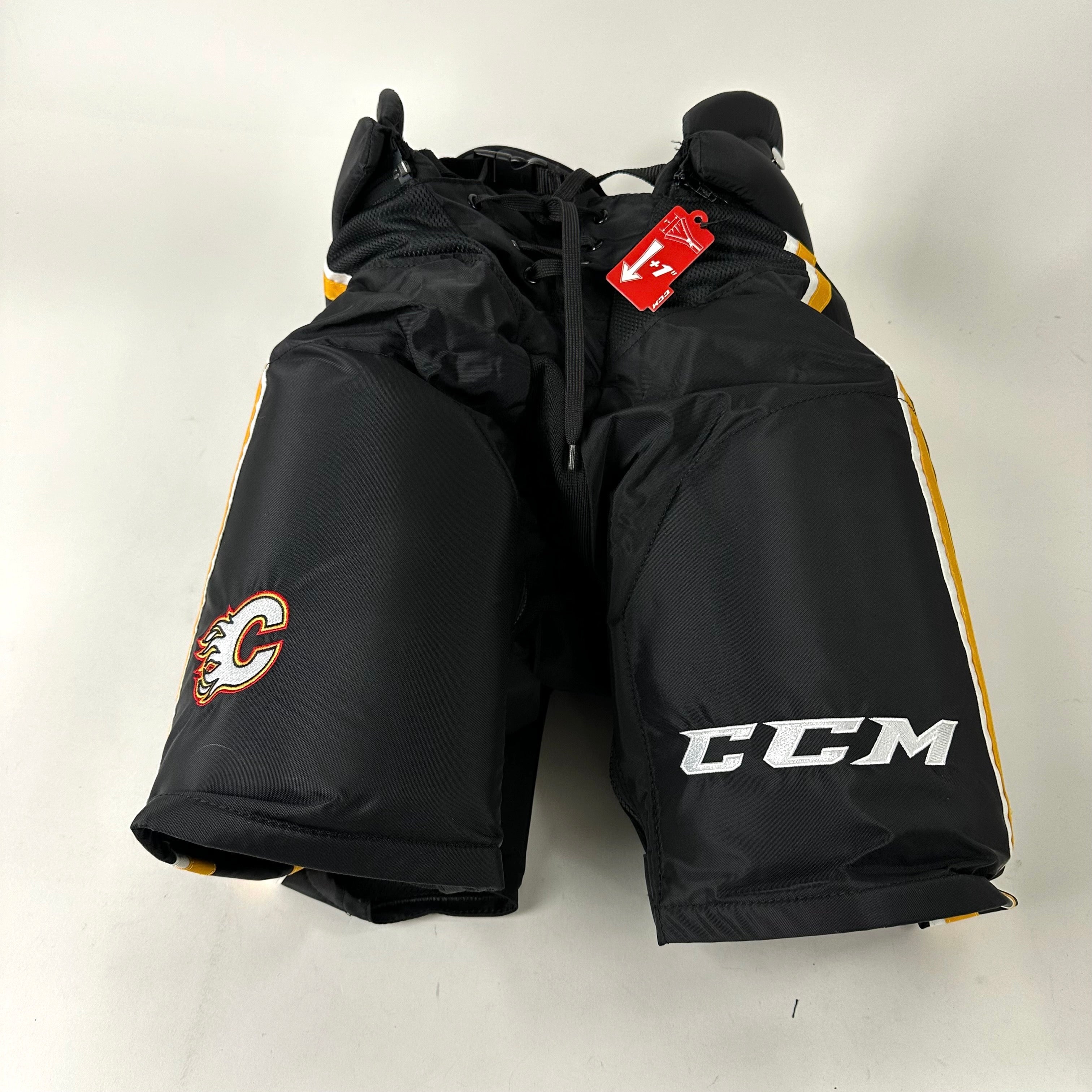 Brand New CCM HPTK Pro Pants - Third Calgary Flames - XL +2" - Top Flight Hockey