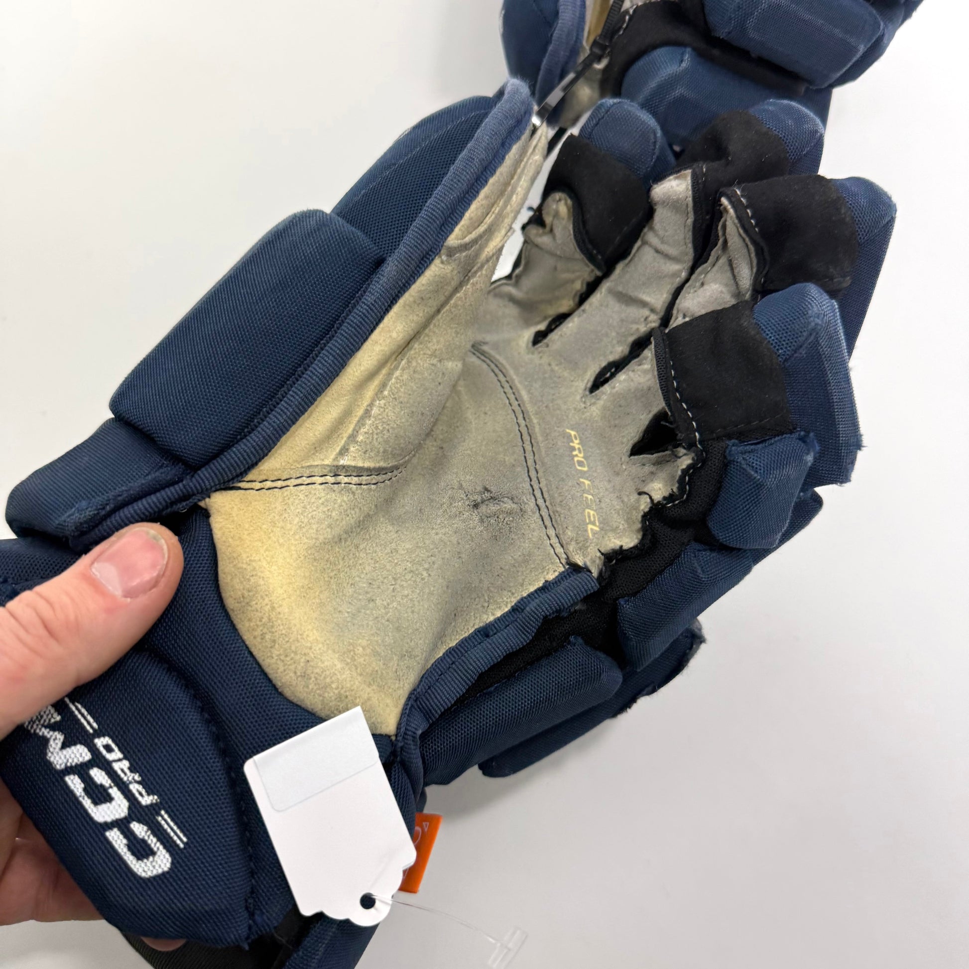 Used Navy CCM Jetspeed Pro Gloves | 15" | #A60 - Top Flight Hockey