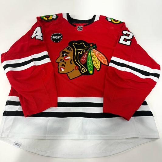 Nolan Allan #42 Home Chicago Blackhawks Team Issued Jersey 2023-2024 | 25656