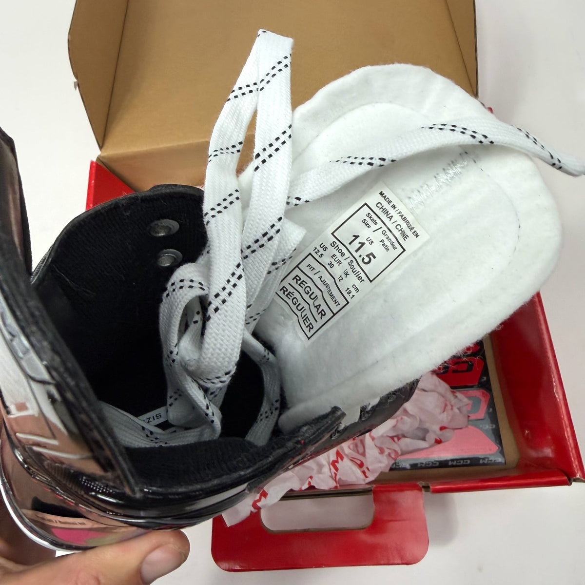 New CCM Jetspeed FT680 Skates | Yth 11.5 R | AB110 - Top Flight Hockey