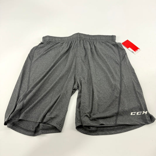 New Grey CCM Mens Performance Loose Fit Short | Senior XL | #191520519810 - Top Flight Hockey