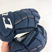 Used Navy CCM HGQL Gloves | 14"