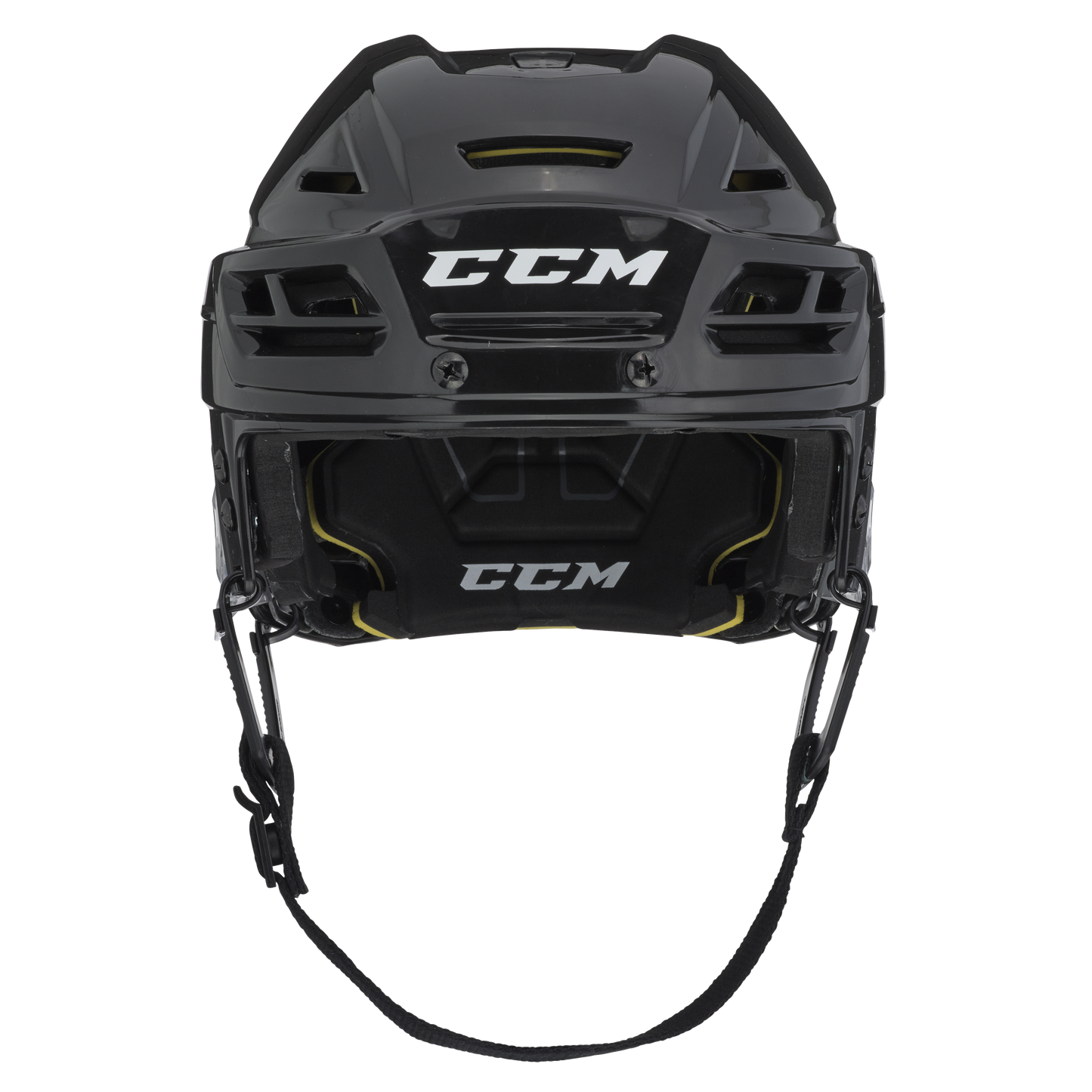 New Black Senior Small CCM Tacks 310 Helmet Retail - Top Flight Hockey