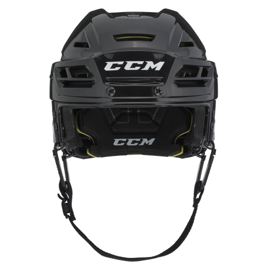 New Black Senior Small CCM Tacks 310 Helmet Retail - Top Flight Hockey