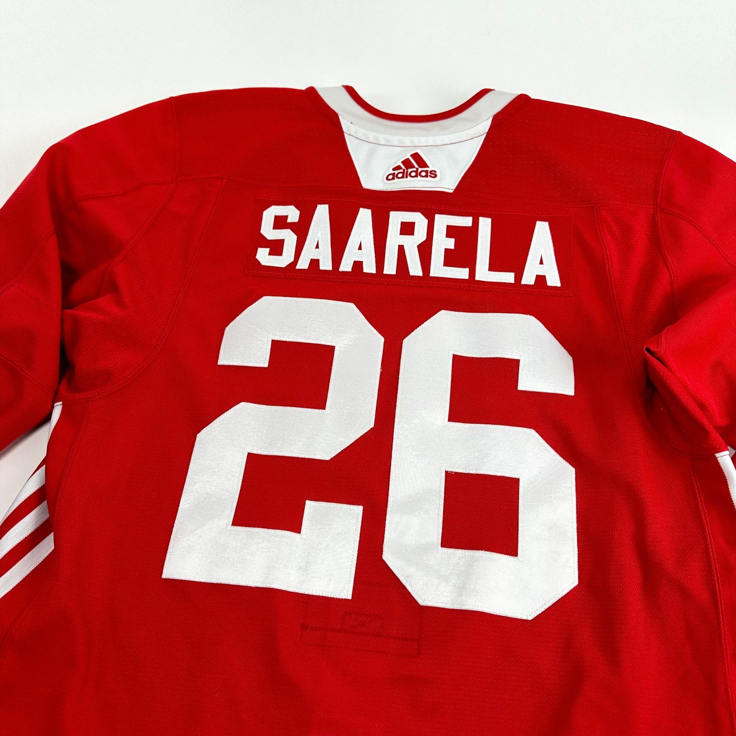 SAARELA #26 - Red Chicago Blackhawks Practice Jersey - Adidas MIC Size 56