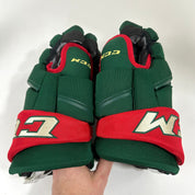 Brand New CCM HGQL Gloves Minnesota Wild 15"