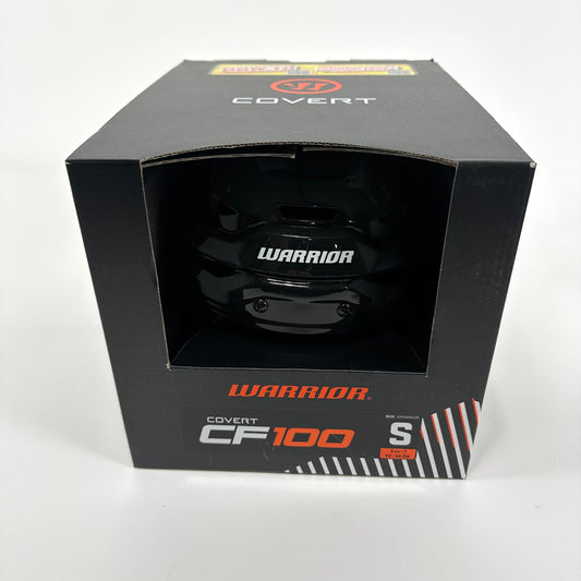 Brand New Black Warrior Covert CF 100 Helmet - Small - Top Flight Hockey