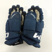Used Navy CCM Jetspeed Pro Gloves | 14" | D379