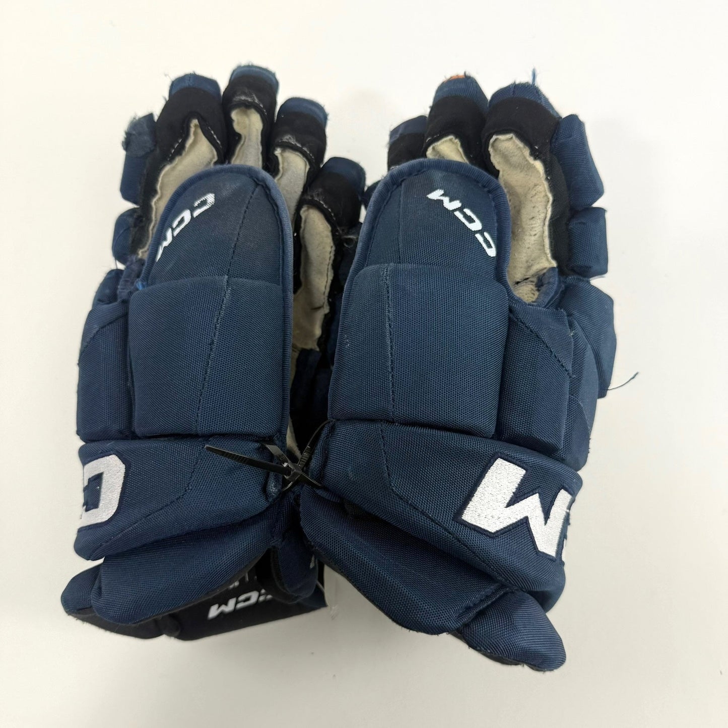 Used Navy CCM Jetspeed Pro Gloves | 14" | D379 - Top Flight Hockey