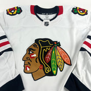 Brand New White PrimeGreen MIC Adidas Chicago Blackhawks Blank Game Jersey - Size 60 - Top Flight Hockey