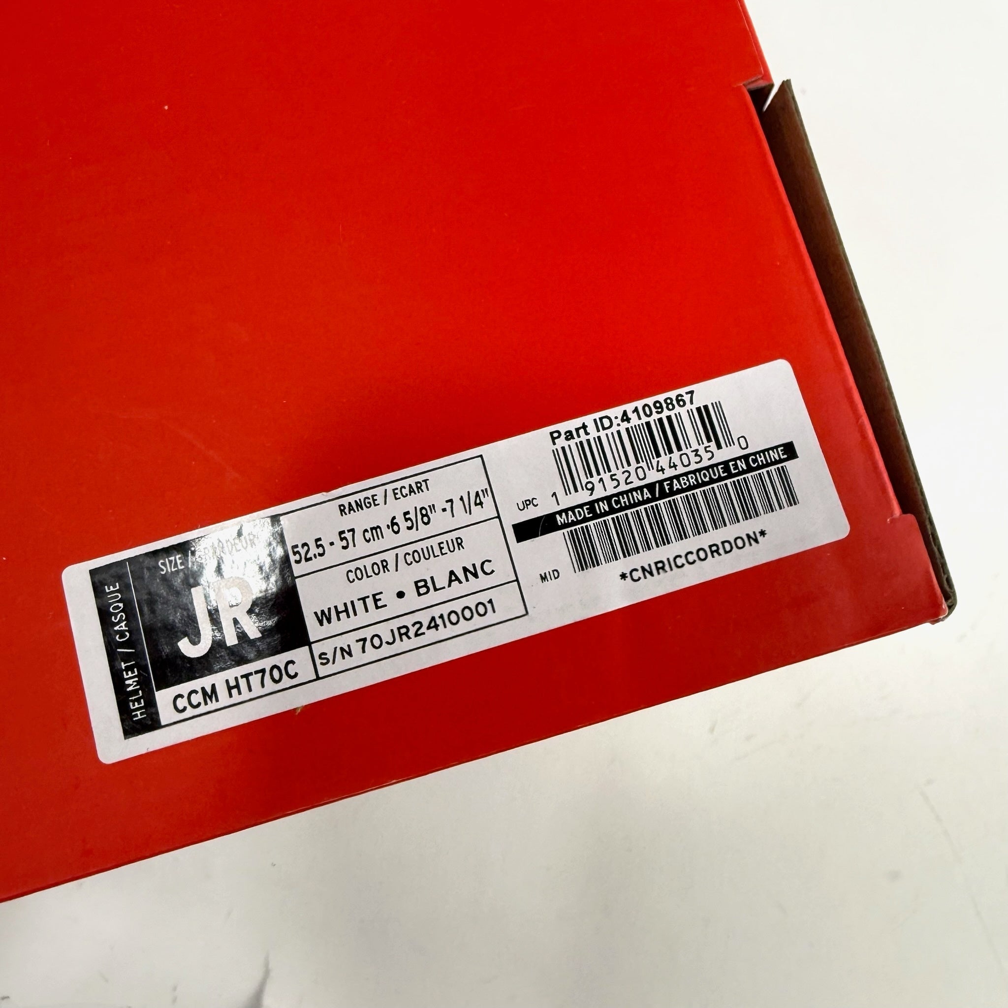 New White CCM Tacks 70 Combo | Junior - Top Flight Hockey