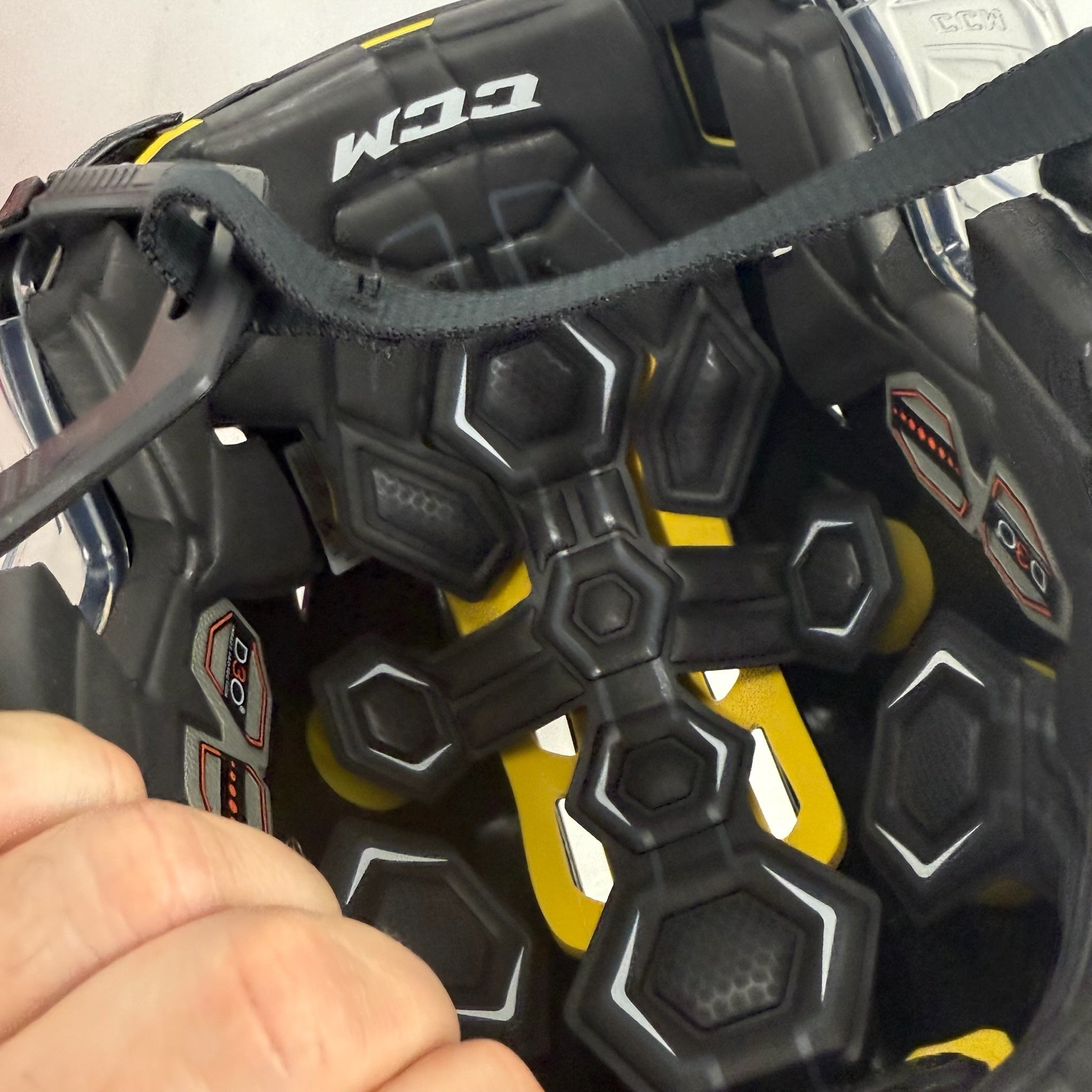 New Black CCM Tacks 310 Helmet | Large - Top Flight Hockey