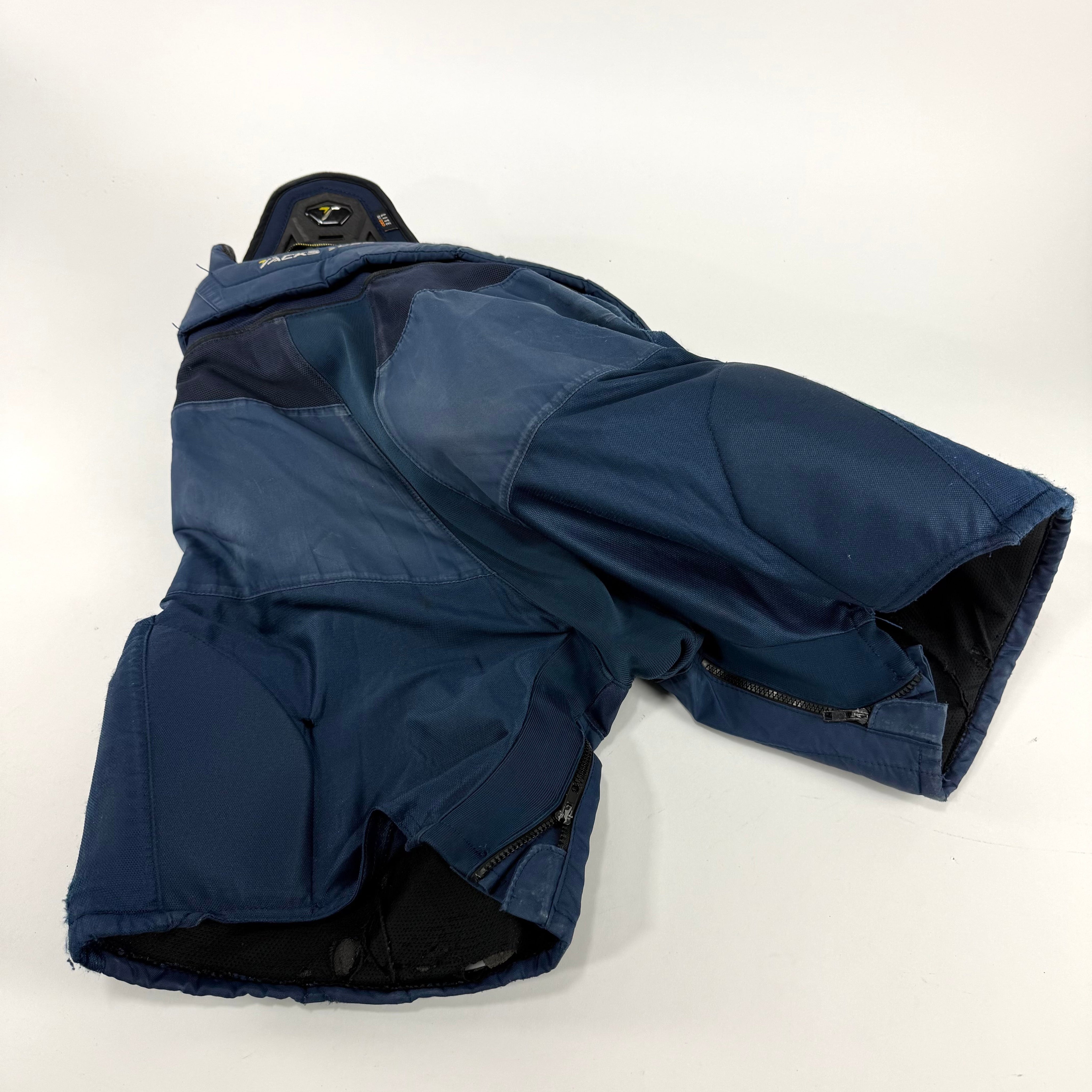 Used Navy CCM Tacks 7092 Pants | Sr L | K302 - Top Flight Hockey