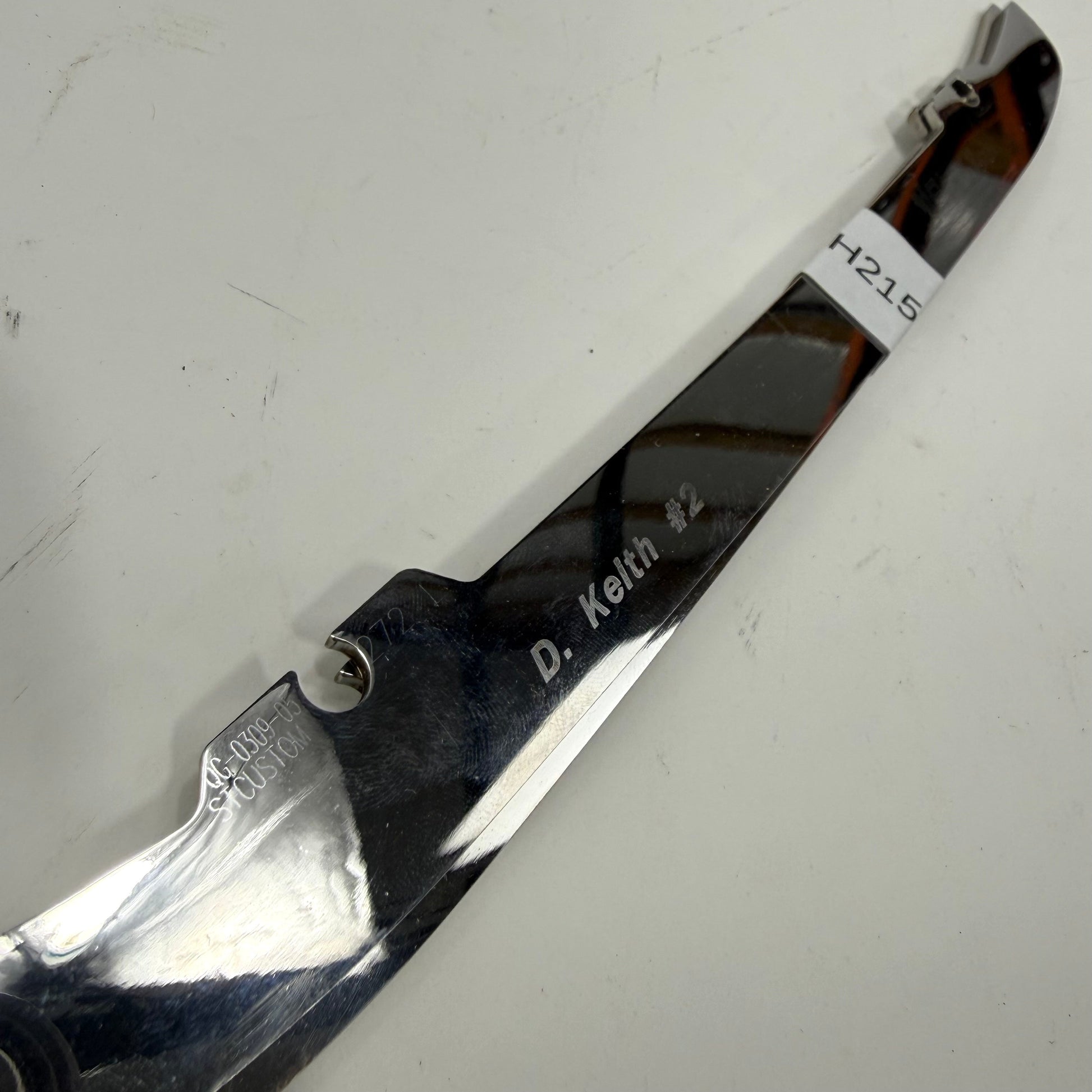 Used Bauer Tuuk 2 Bolt Step V Steel | 272mm | Chicago Blackhawks Duncan Keith #2 | BH215 - Top Flight Hockey