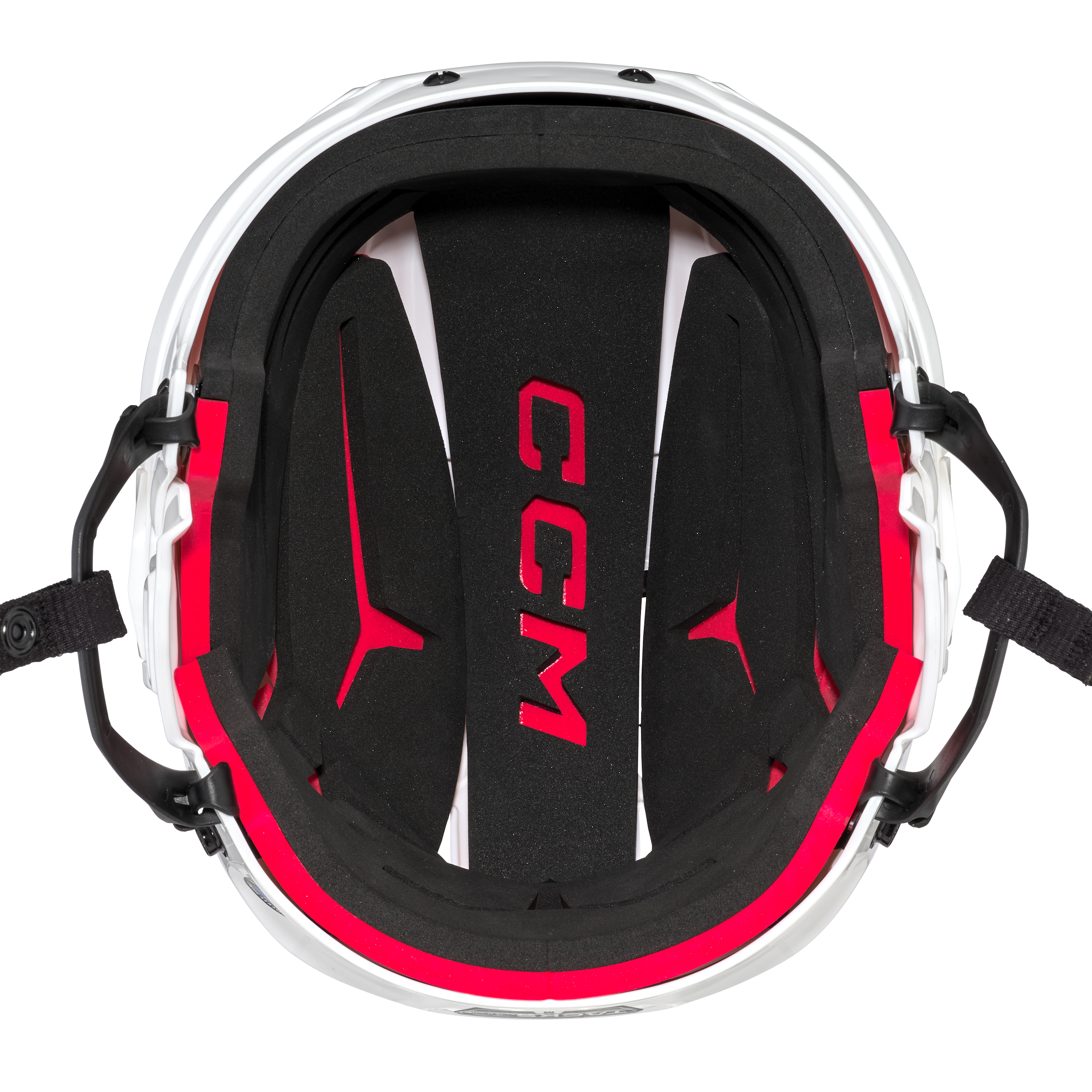 New CCM White Tacks 70 Helmet Combo | Senior L | #191520440244 - Top Flight Hockey