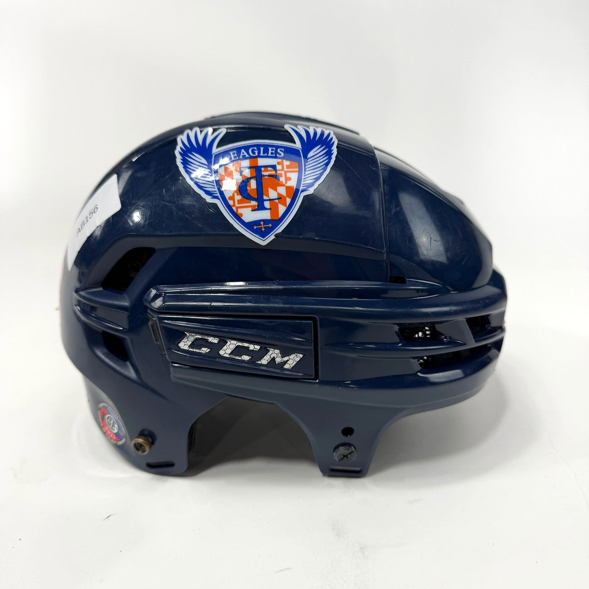 Used Navy CCM Tacks X Helmet | Medium | AB156 - Top Flight Hockey