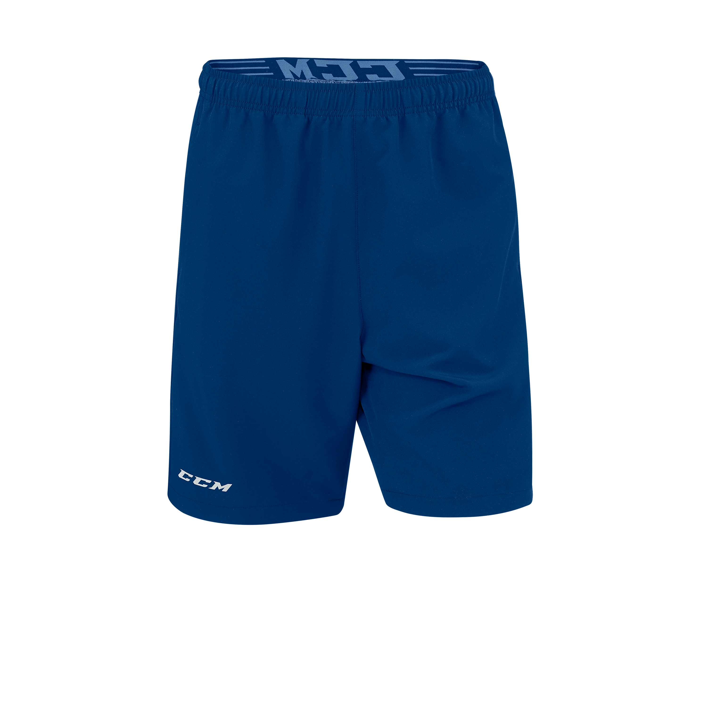 New CCM Navy Team Woven Short | Youth XL | #191520068011 - Top Flight Hockey