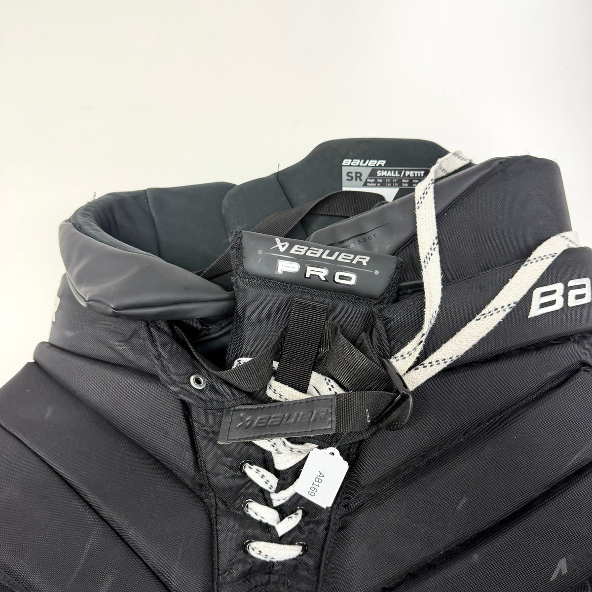 Used Black Bauer Pro Goalie Pants | Senior Small | AB169 - Top Flight Hockey