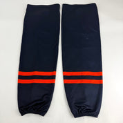 Used Once Navy and Orange Socks | 32" - Top Flight Hockey