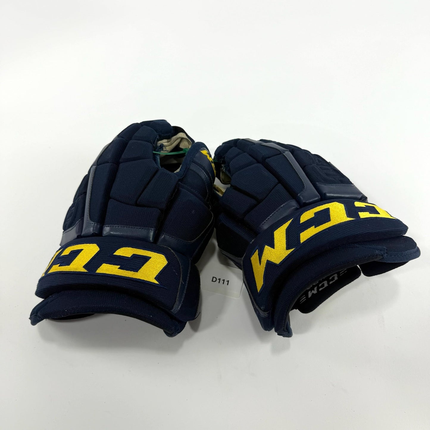 Used Navy STL Blues CCM HGCL Gloves | 14" | D111