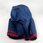 New Navy and Red Bauer Pro Custom Pants | Bortuzzo | L+2” - Top Flight Hockey